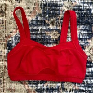 Lululemon red sports bra